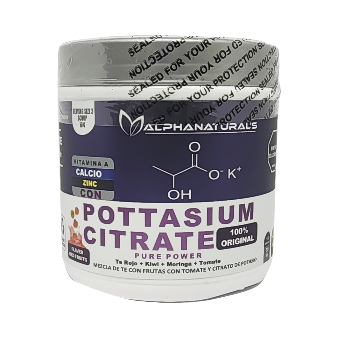 Citrato de Potasio con Té Rojo y Frutas